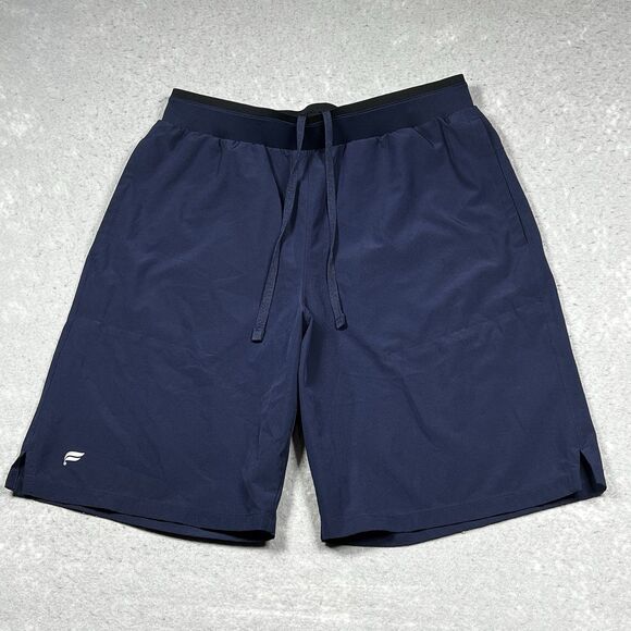 Fabletics Shorts Mens Size Small Navy Blue No Liner Running Training 9" Inseam - Picture 1 of 8